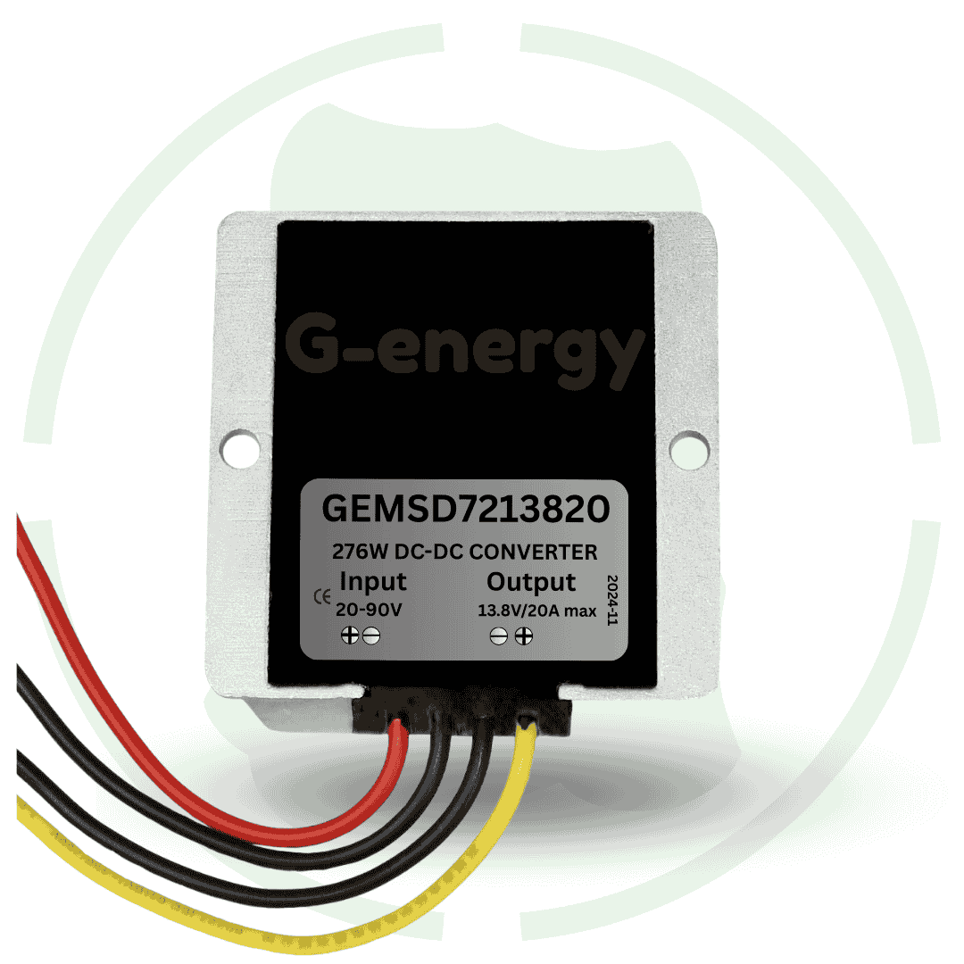 G - energy GEMSD7213820 24V 72V To 13.8V 20A 276W Dc To Dc Buck Converter - G - energy