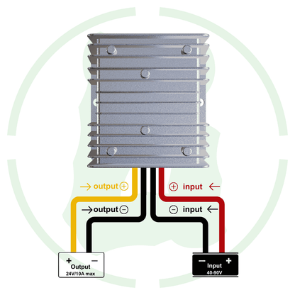 G - energy GEMSD722410 60V 72v To 24V 10A 240W Dc Dc Converter Ip68 Buck Converter - G - energy
