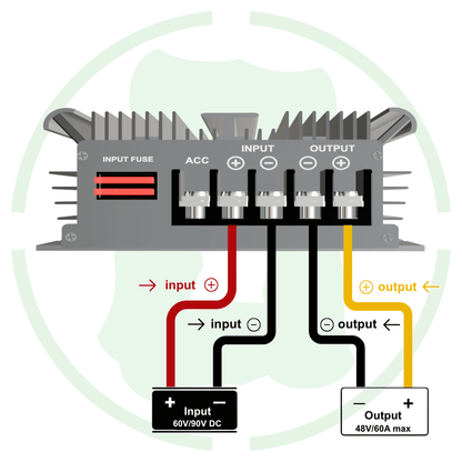G - energy GEMSDF724860 60V 72V To 48V 60A 2880W Dc To Dc Converter with Fuse Buck Converter - G - energy