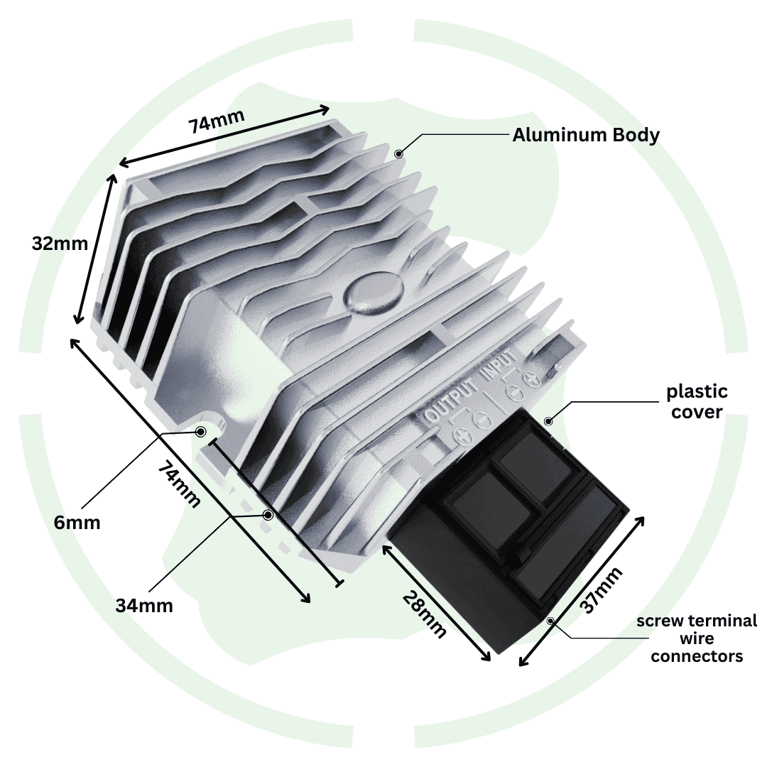 G - energy GEMSDI601210 36V - 75V To 12V 10A 120W Dc To Dc Converter Isolated Buck Converter - G - energy