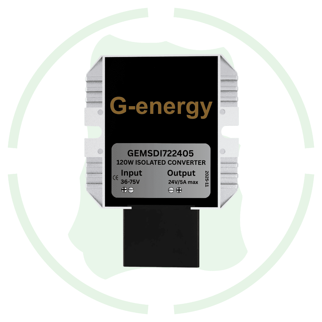 G - energy GEMSDI722405 36V - 75V To 24V 5A 120W Dc To Dc Converter Isolated Buck Converter - G - energy