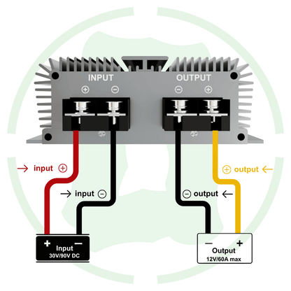 G - energy GEMSDS721260 72V To 12V 60A 720W DC To DC converter - G - energy