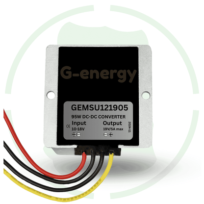 G - energy GEMSU121905 12V To 19V 5A 95W Dc To Dc Converter Ip68 Boost Converter - G - energy
