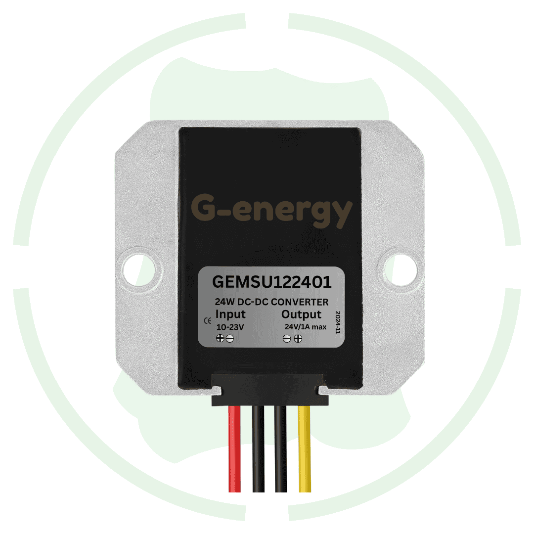 G - energy GEMSU122401 12V To 24V 1A 24W Dc To Dc Converter Ip68 Boost Converter - G - energy