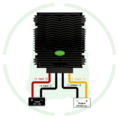G - energy GEMSU122430 12V To 24V 30A 720W Dc To Dc Converter Screw Terminal Boost Converter - G - energy