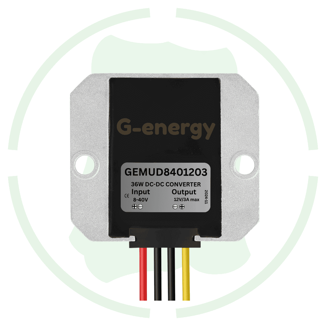 G - energy GEMUD8401203 8V - 40V To 12V 3A 36W Dc To Dc Converter Ip68 Buck Boost Converter - G - energy
