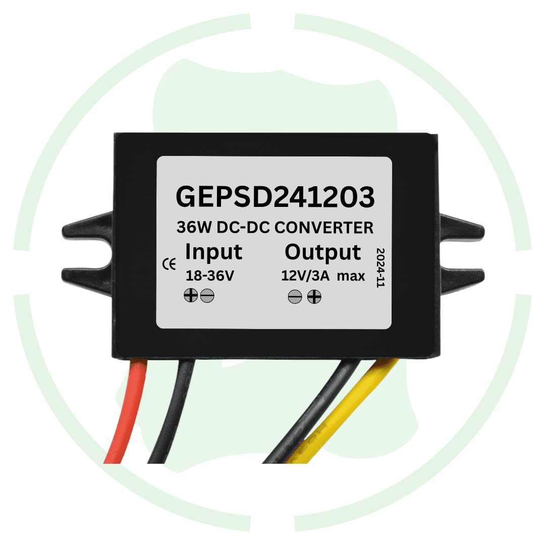 G - energy GEPSD241203 24V To 12V 3A 36W Dc To Dc Converter Ip68 Rated Buck Converter - G - energy