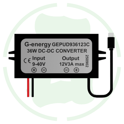 G - energy GEPUD936123C 12V 24V 36V To 12V 3A 36W Type - C Dc To Dc Converter - G - energy