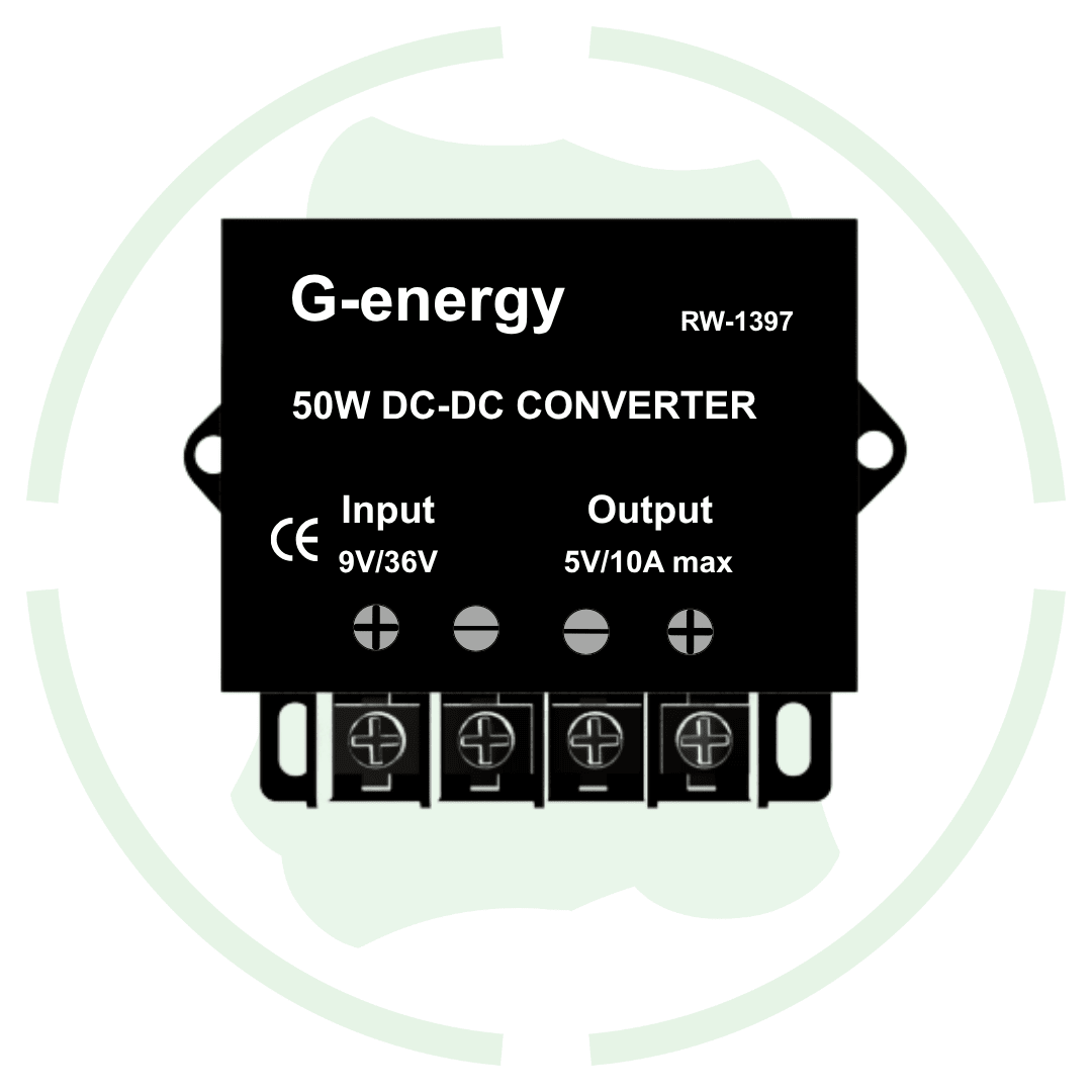 G - Energy GESPSD240510 12V 24V To 5V 10A 50W Dc To Dc Voltage Converter - G - energy