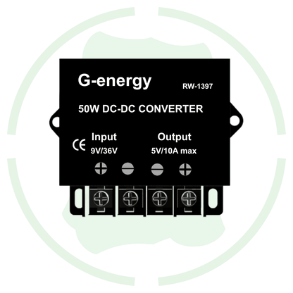 G - Energy GESPSD240510 12V 24V To 5V 10A 50W Dc To Dc Voltage Converter - G - energy