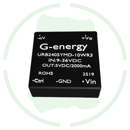 G energy URB2405YMD - 10WR3 24V to 5V 2A 10W Dc to Dc Converter IP68 Step Down Converter - G - energy