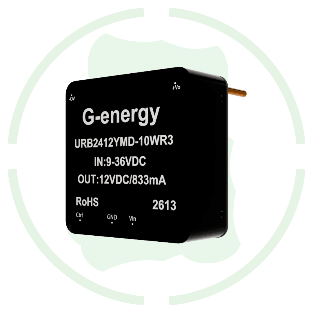 G-energy URB2412YMD-10WR3 24V to 12V DC DC converter with output specifications