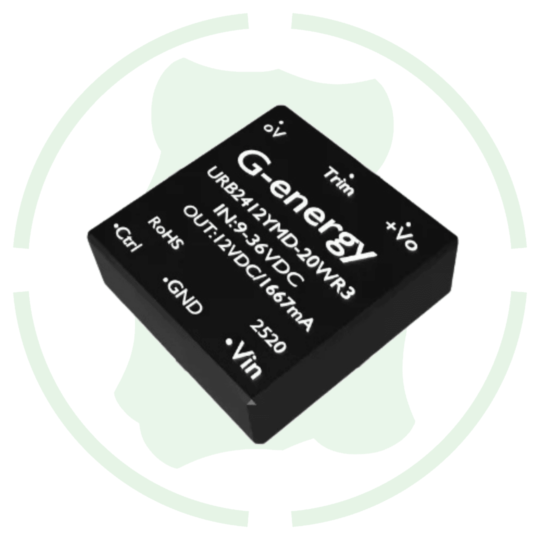 G - Energy URB2412YMD - 20WR3 24V to 12V 1666mA 20W DC to DC converter IP68 Step Down Converter - G - energy
