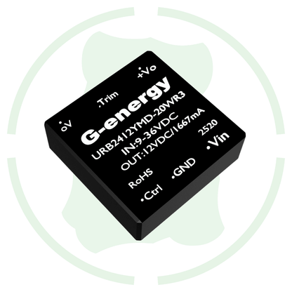 G - Energy URB2412YMD - 20WR3 24V to 12V 1666mA 20W DC to DC converter IP68 Step Down Converter - G - energy