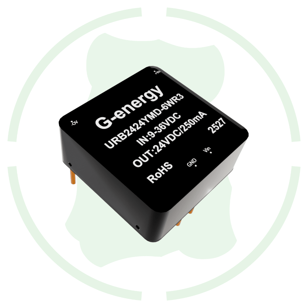 URB2424YMD-6WR3 24V to 24V 6W DC-DC Converter IP68 Buck Boost Converter by G-energy with input output specifications