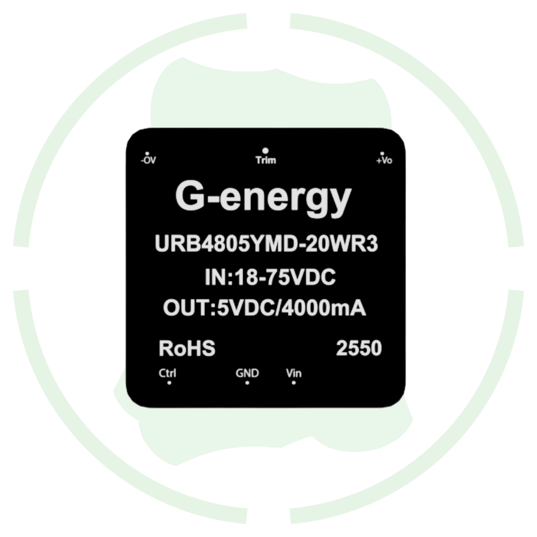 G - energy URB4805YMD - 20WR3 48V To 5V 20W Dc Dc Converter - G - energy