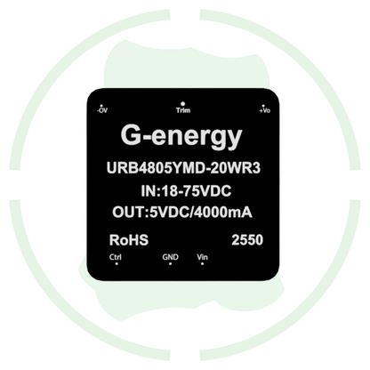 G - energy URB4805YMD - 20WR3 48V To 5V 20W Dc Dc Converter - G - energy