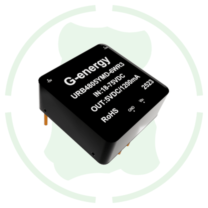 G - energy URB4805YMD - 6WR3 48V to 5V 6W DC - DC Converter 1.2A IP68 Buck Converter - G - energy