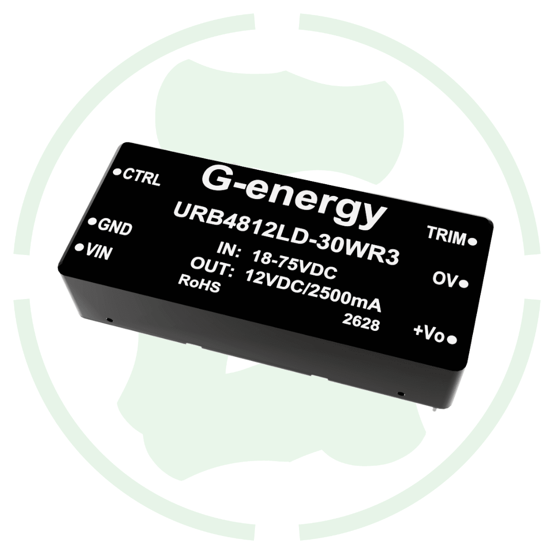 G-energy URB4812LD-30WR3 48V to 12V 2.5A 30W DC DC Converter - G-energy