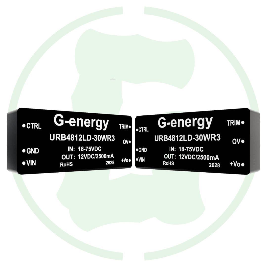 G-energy URB4812LD-30WR3 48V to 12V 2.5A 30W DC DC Converter - G-energy
