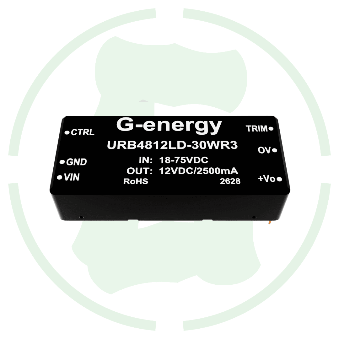 G-energy URB4812LD-30WR3 48V to 12V 2.5A 30W DC DC Converter - G-energy