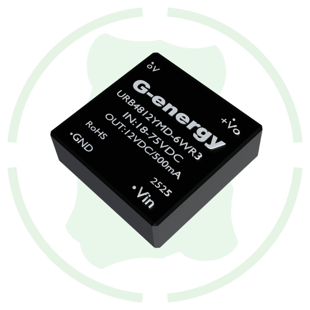 G - energy URB4812YMD - 6WR3 48V to 12V 500mA 6W Dc Dc Converter IP68 Step Down Converter - G - energy