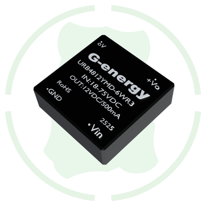 G - energy URB4812YMD - 6WR3 48V to 12V 500mA 6W Dc Dc Converter IP68 Step Down Converter - G - energy