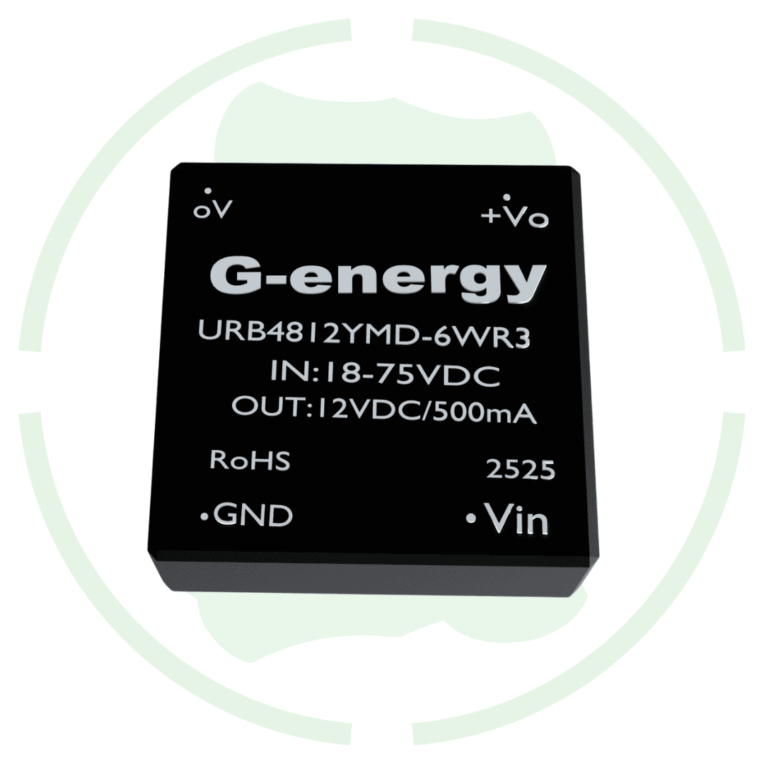 G - energy URB4812YMD - 6WR3 48V to 12V 500mA 6W Dc Dc Converter IP68 Step Down Converter - G - energy