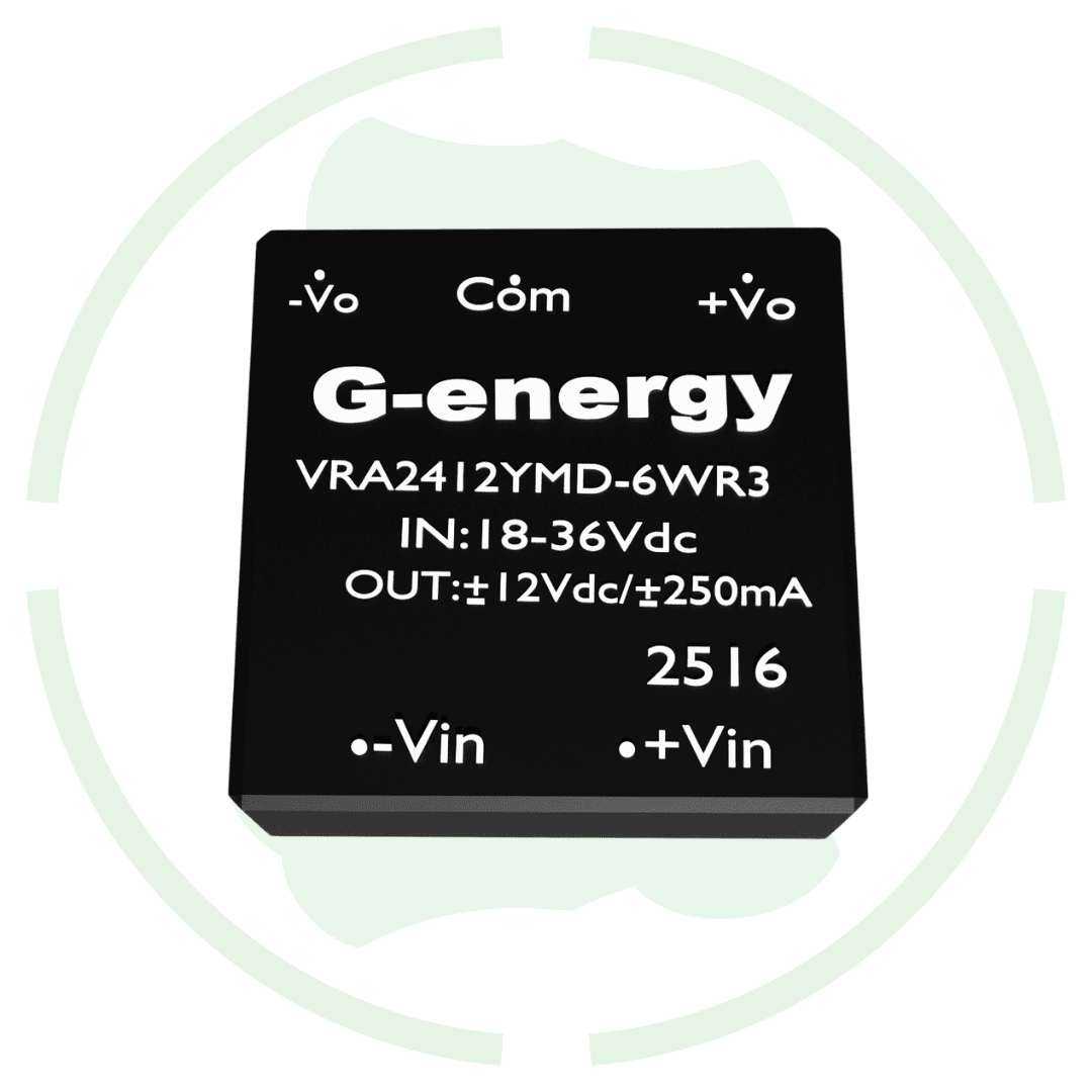 G Energy VRA2412YMD - 6WR3 24V to 12V 250mA 6W Dc To Dc Converter IP68 Buck Converter - G - energy