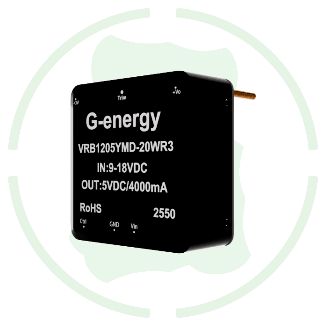 G - energy VRB1205YMD - 20WR3 12V To 5V 20W Dc Dc Converter - G - energy