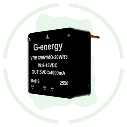 G - energy VRB1205YMD - 20WR3 12V To 5V 20W Dc Dc Converter - G - energy