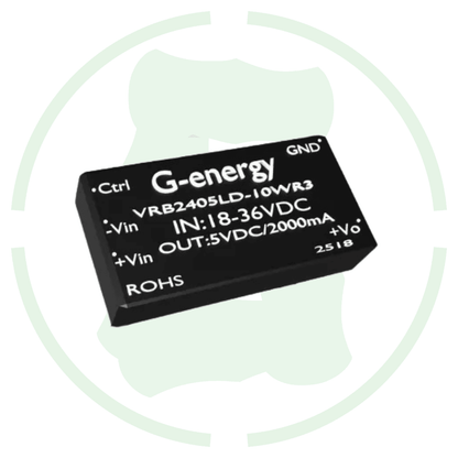 G - energy VRB2405LD - 10WR3 24V to 5V 2000mA 10W DC To DC Converter IP68 Buck Converter - G - energy