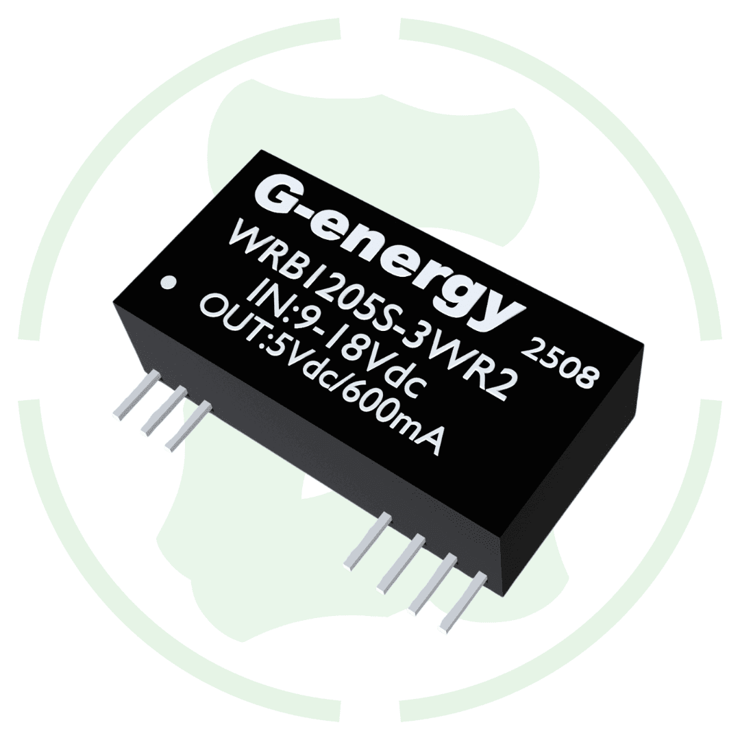 G energy WRB1205S - 3WR2 12V to 5V 600mA 3W Dc Dc Converter IP68 Step Down Converter - G - energy