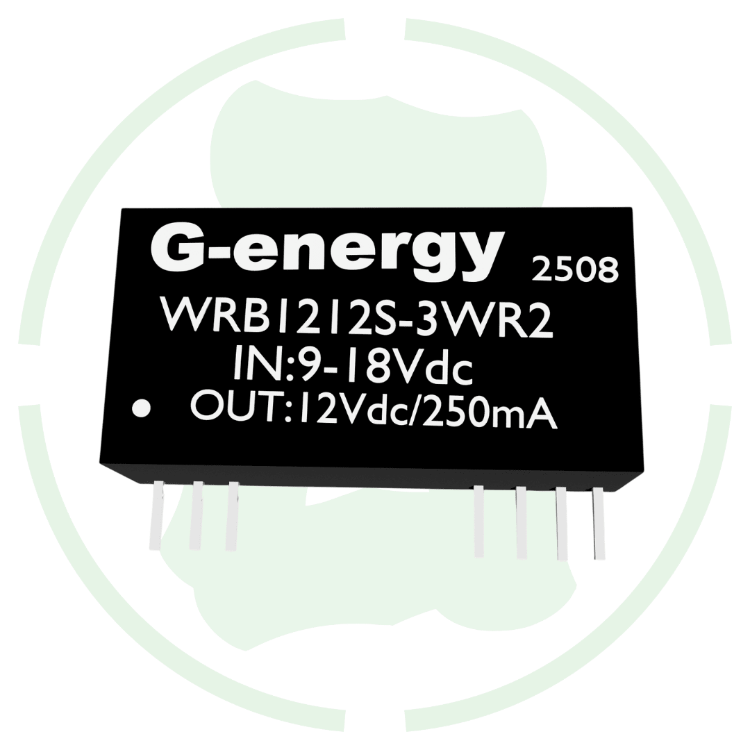 G - energy WRB1212S - 3WR2 12V To 12V 3W 250mA Dc Dc Converter IP68 Buck Boost Converter - G - energy