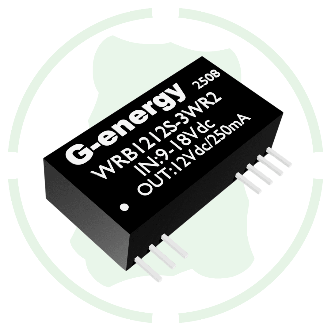 G - energy WRB1212S - 3WR2 12V To 12V 3W 250mA Dc Dc Converter IP68 Buck Boost Converter - G - energy