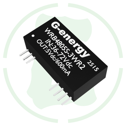 G - energy WRB4805S - 3WR2 48V to 5V 3W 666mA Dc Dc Converter IP68 Step Down Converter - G - energy