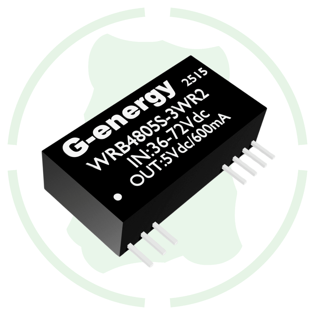 G - energy WRB4805S - 3WR2 48V to 5V 3W 666mA Dc Dc Converter IP68 Step Down Converter - G - energy