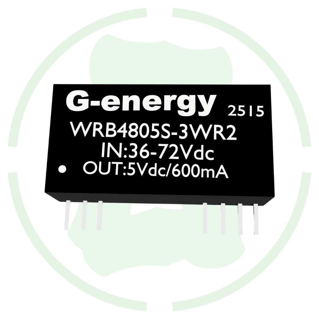 G - energy WRB4805S - 3WR2 48V to 5V 3W 666mA Dc Dc Converter IP68 Step Down Converter - G - energy