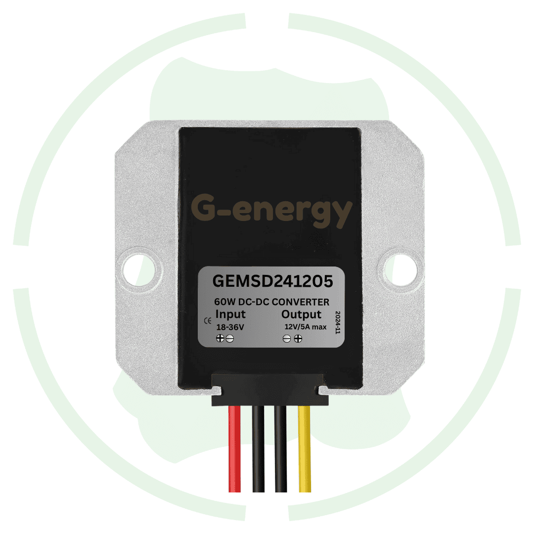 G-energy GEMSD241205 24V To 12V 5A 60W Dc To Dc Converter Ip68 Buck Converter