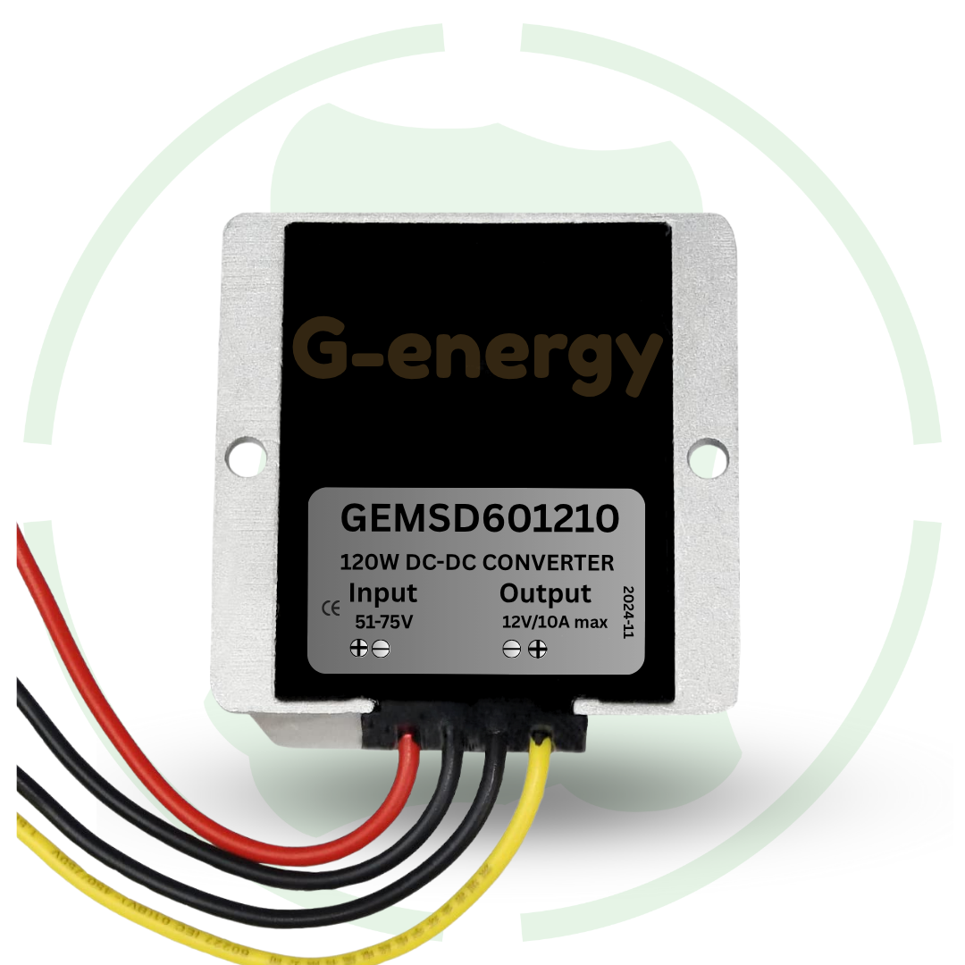 G-energy GEMSD601210 60V To 12V 10A 120W Dc To Dc Converter Ip68 Step Down Converter