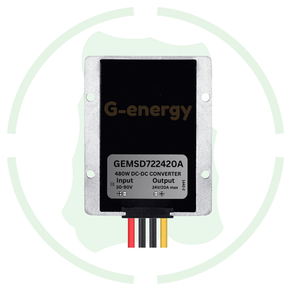 g-energy 72v to 24v 480w dc dc converter