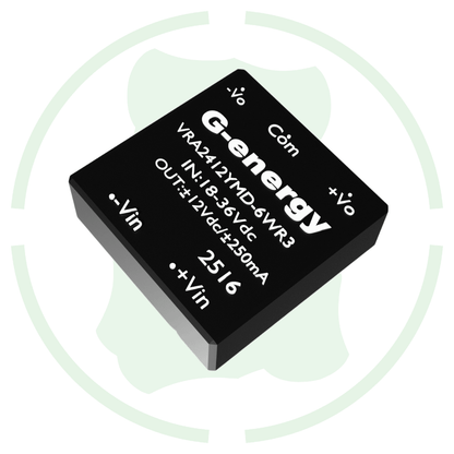 G Energy VRA2412YMD-6WR3 24V to 12V 250mA 6W Dc To Dc Converter IP68 Buck Converter