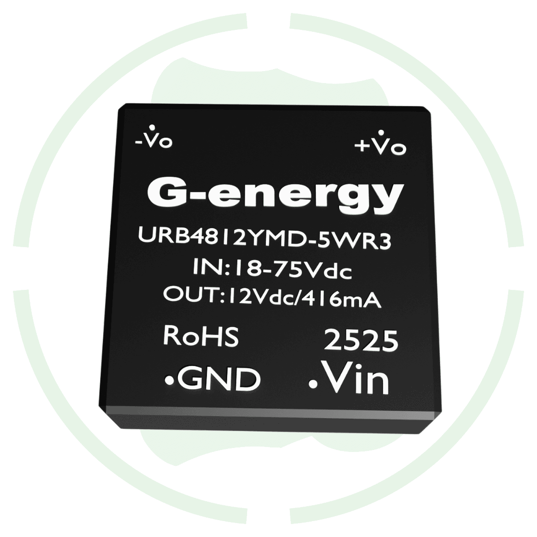 G-energy URB4812YMD-5WR3 48V To 12V 416mA 5W Dc Dc Converter IP68 Buck Converter