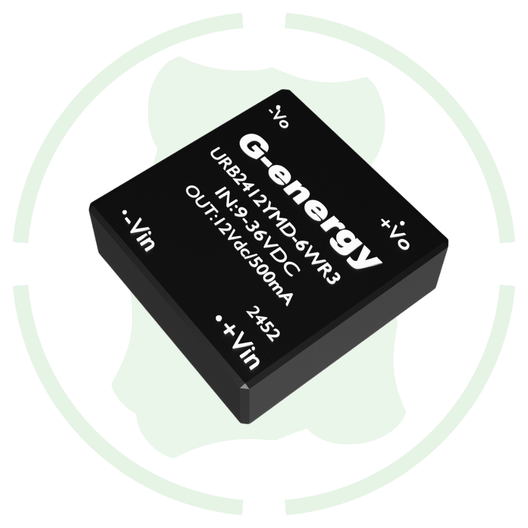 G-energy URB2412YMD-6WR3 24V to 12V 500mA 6W Dc Dc Converter IP68 Buck Converter