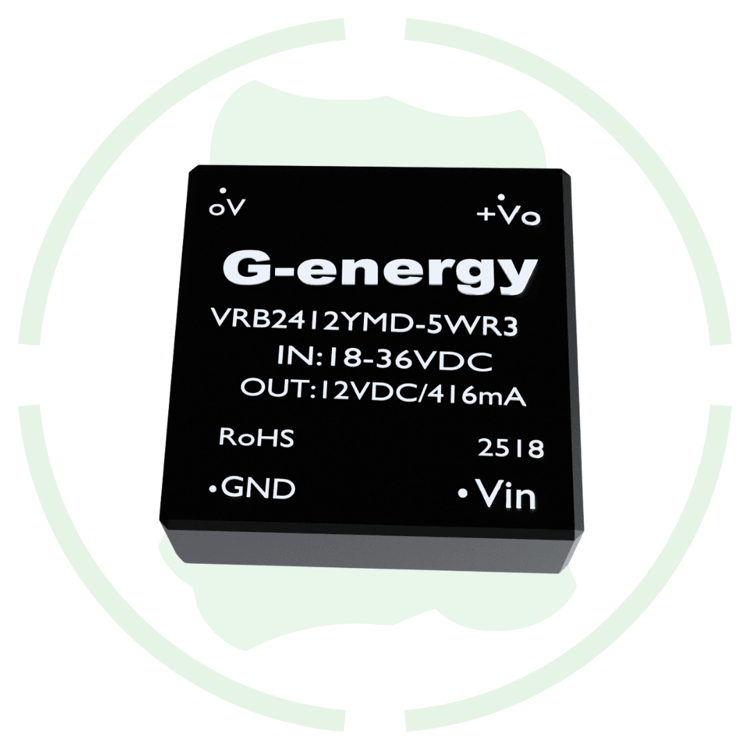 G Energy VRB2412YMD-5WR3 24V to 12V 416mA 5W DC to DC Converter IP68 Step Down Converter