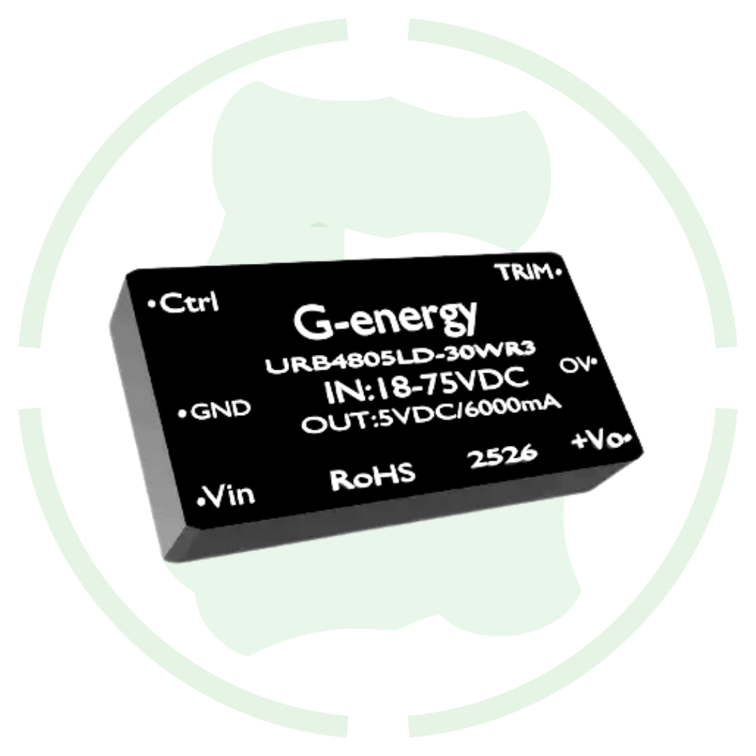 G-energy URB4805LD-30WR3 48V To 5V 6A 30W Dc-Dc Converter IP68 Buck Converter