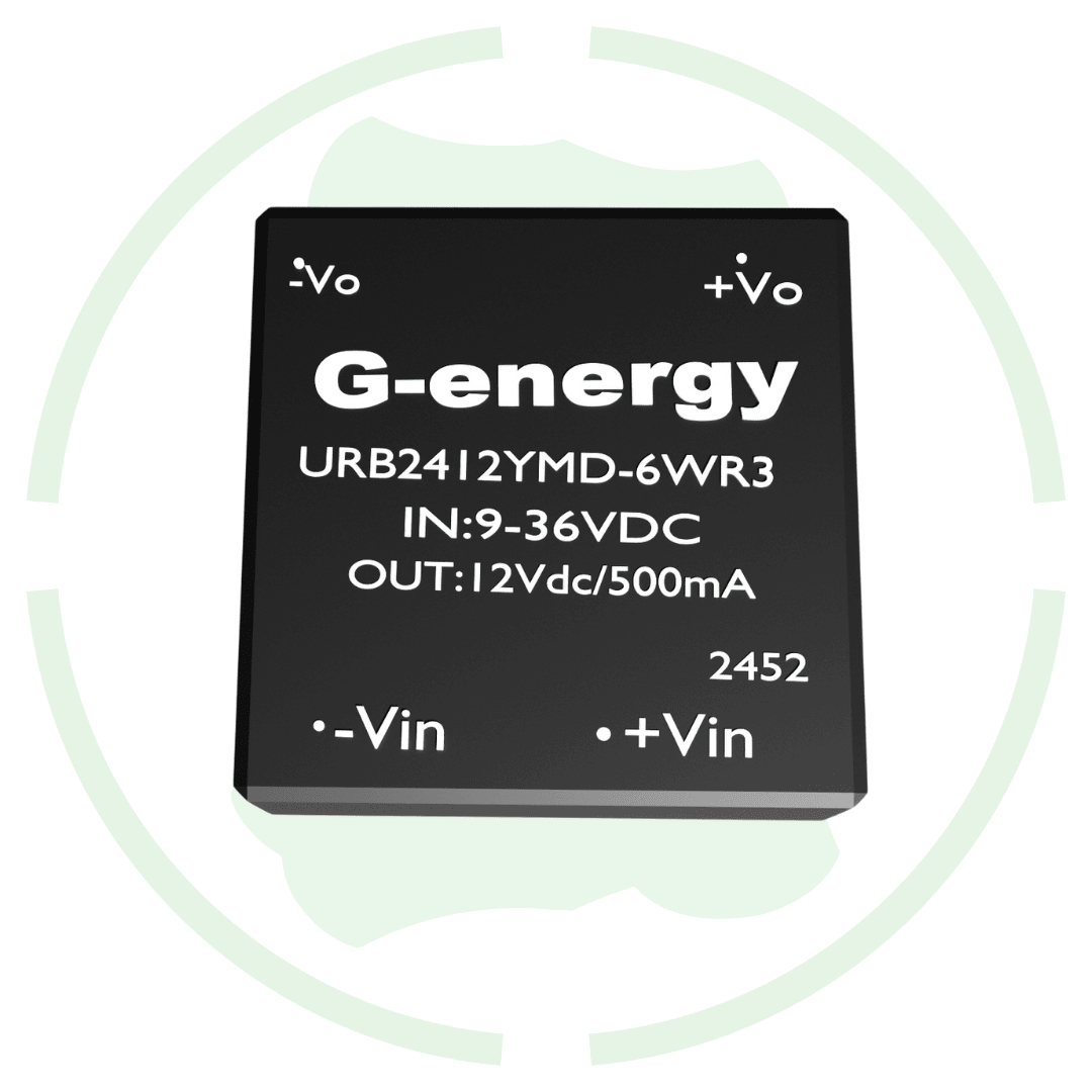 G-energy URB2412YMD-6WR3 24V to 12V 500mA 6W Dc Dc Converter IP68 Buck Converter