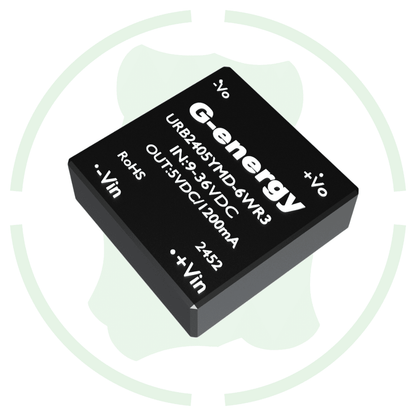 G energy URB2405YMD-6WR3 24V to 5V 1.2A 6W Dc Dc Converter IP68 Step Down Converter