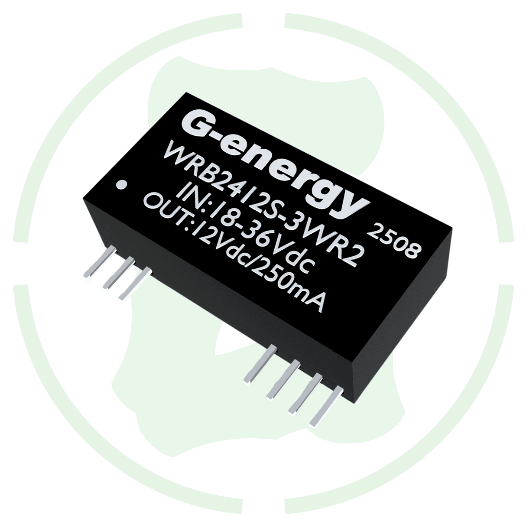 G energy WRB2412S-3WR2 24V to 12V 250mA 3W Dc-Dc Converter IP68 Buck Converter