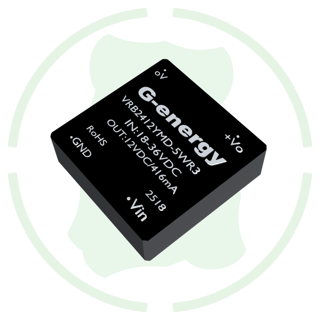 G Energy VRB2412YMD-5WR3 24V to 12V 416mA 5W DC to DC Converter IP68 Step Down Converter